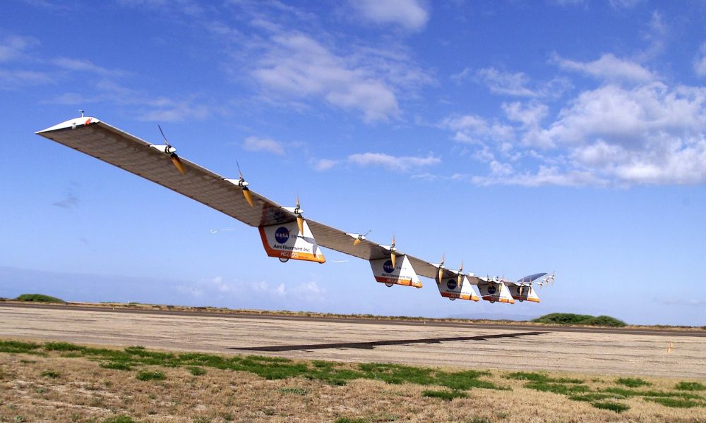El Prototipo Helios en pleno vuelo.