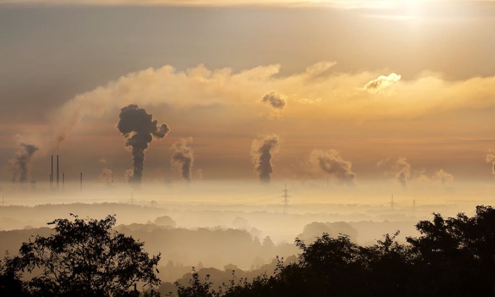 Vista a una de las ciudades más contaminadas del mundo.