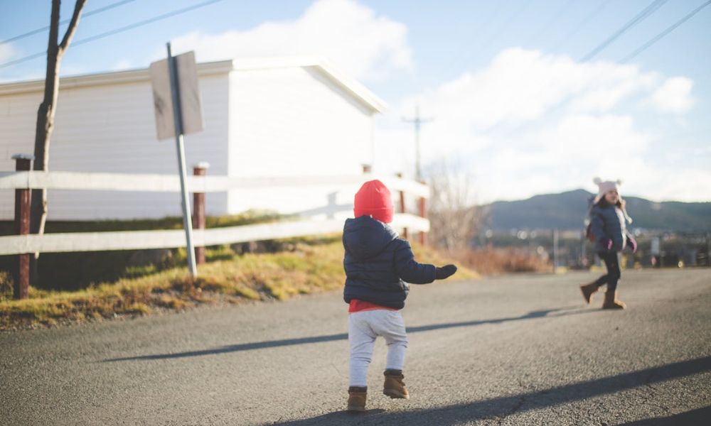 Niños en vacaciones de invierno.