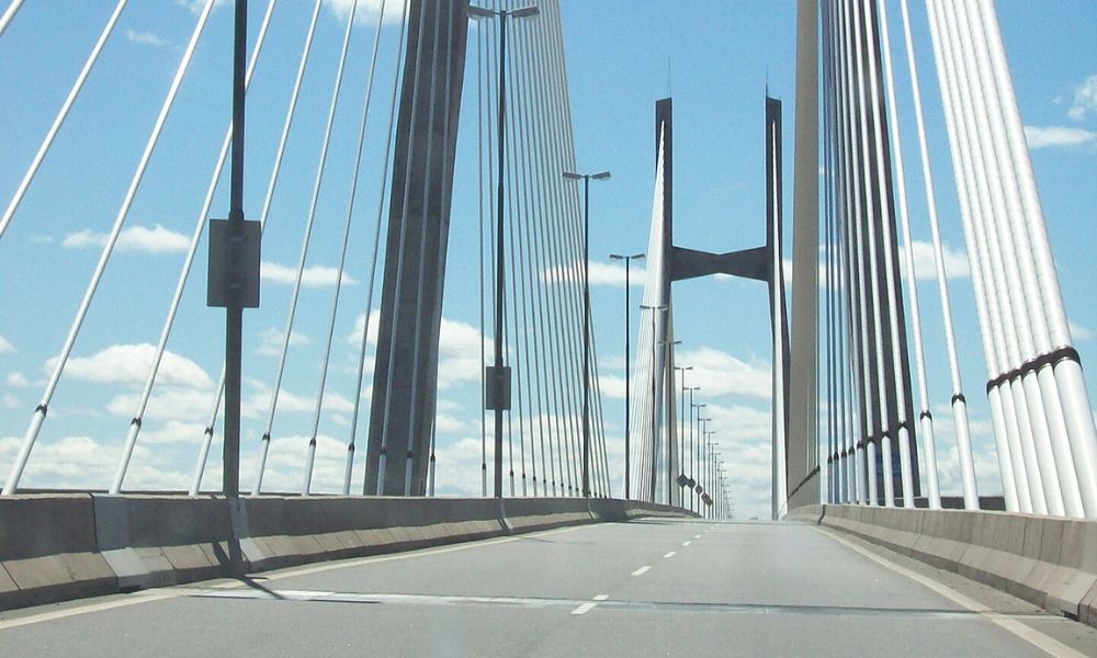 Calzada del puente Rosario-Victoria.