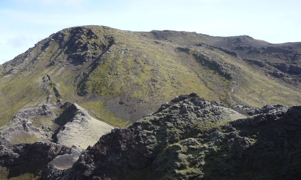 Aspecto actual del volcán Laki.
