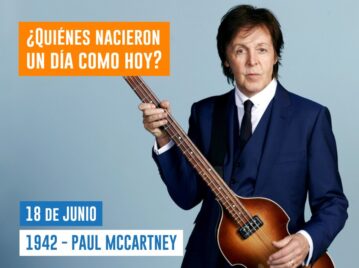 efemérides 18 de junio Paul McCartney