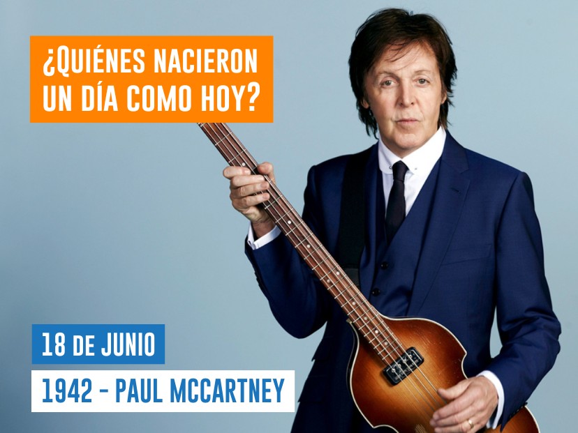 efemérides 18 de junio Paul McCartney