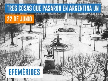 efemérides 22 de junio primera nevada en Buenos Aires