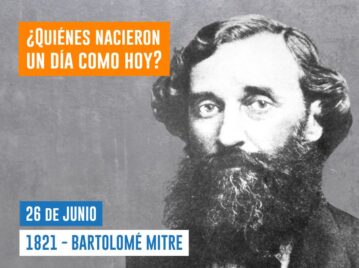efemérides 26 de junio Bartolomé Mitre