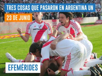 efemérides 23 de junio River Plate