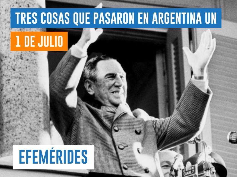 efemérides 1 de julio Perón