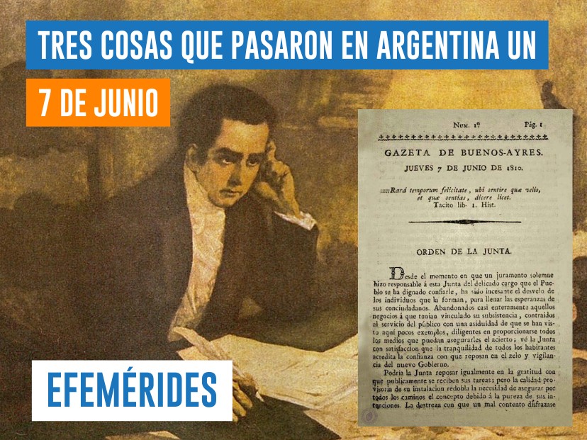 efemérides 7 de junio Argentina