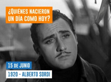 efemérides 15 de junio Alberto Sordi