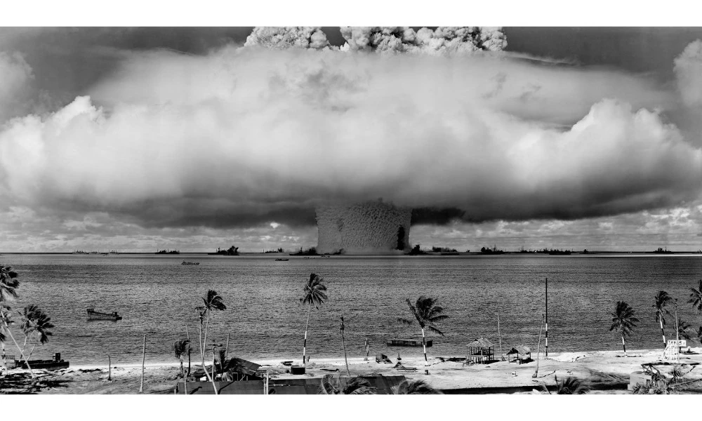 Prueba Baker del 25 de julio de 1946 bomba nuclear de Estados Unidos