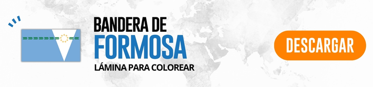 Bandera de Formosa para colorear e imprimir BOTON