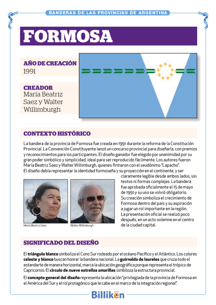 Bandera de Formosa: historia, origen y significado INFOGRAFIA