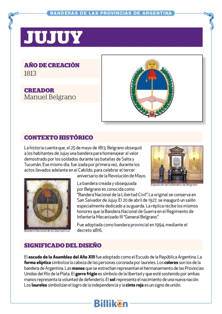 Bandera de Jujuy: historia, origen y significado infografía