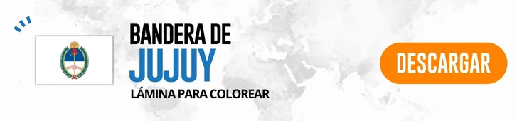 Bandera de Jujuy para colorear e imprimir BOTON