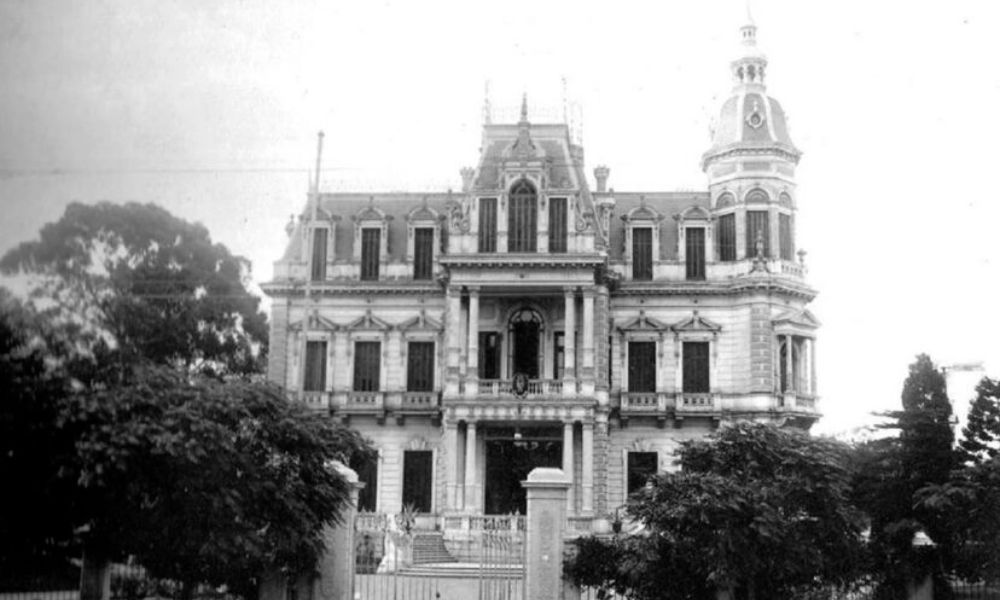 Aspecto del desaparecido Palacio Videla Dorna.