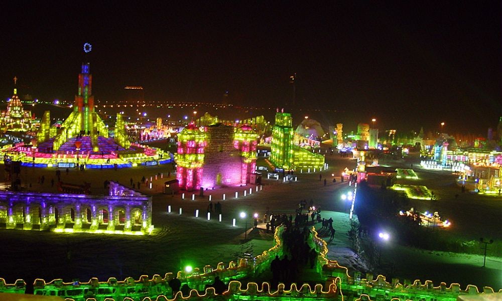 Festival en Harbin.