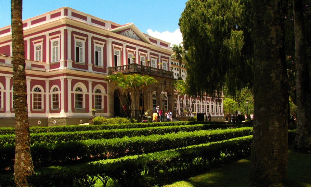 Aspecto del Palacio Imperial de Brasil.