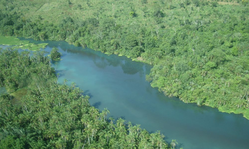 Río en el Parque Nacional de Virunga.