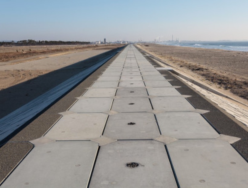 muro de contención para tsunamis Japón