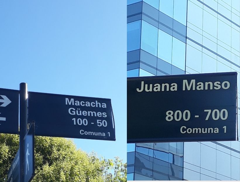 Las calles de Puerto Madero llevan nombres de mujeres