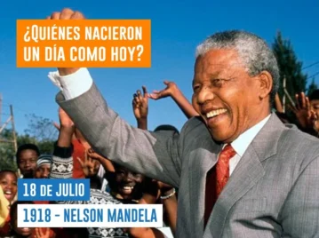 efemérides 18 de julio Nelson Mandela
