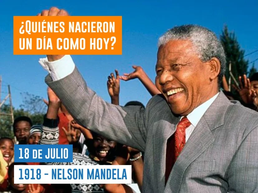 efemérides 18 de julio Nelson Mandela