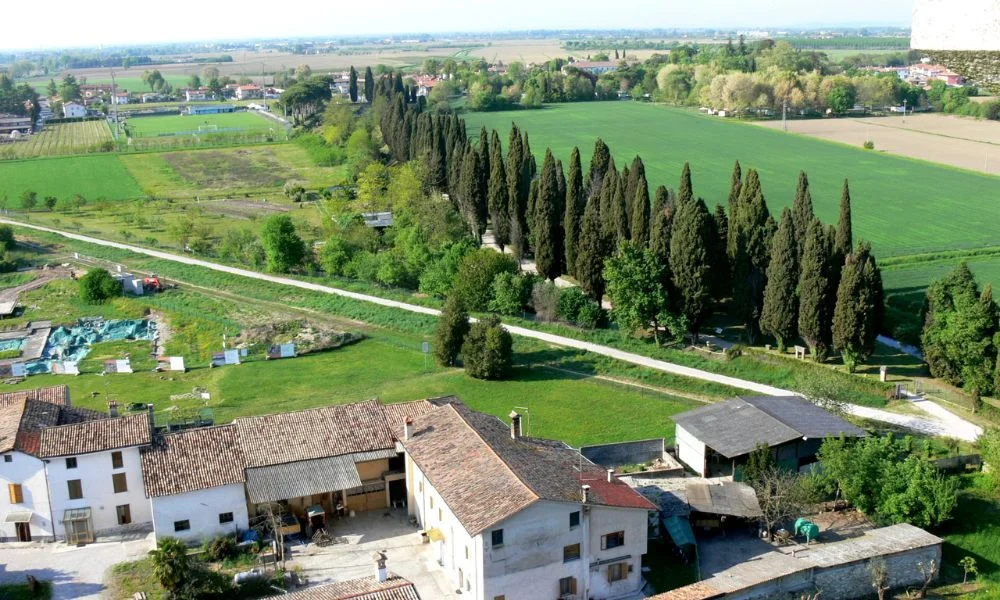 Vista aérea de Aquilea.