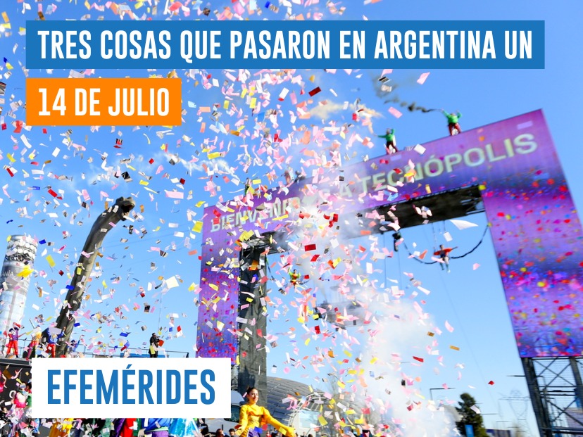 efemérides 14 de julio Argentina