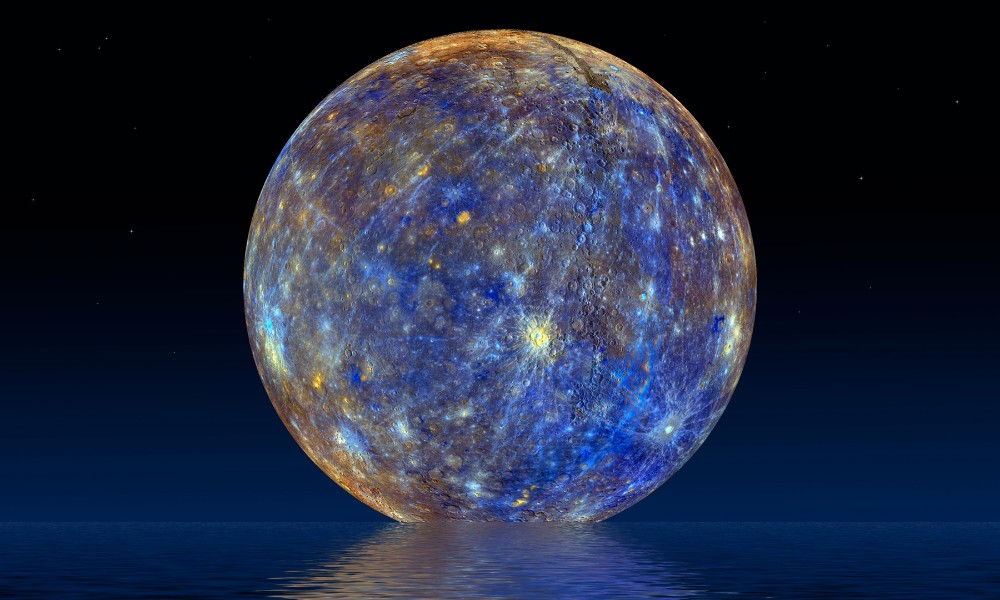 tamaño de Mercurio