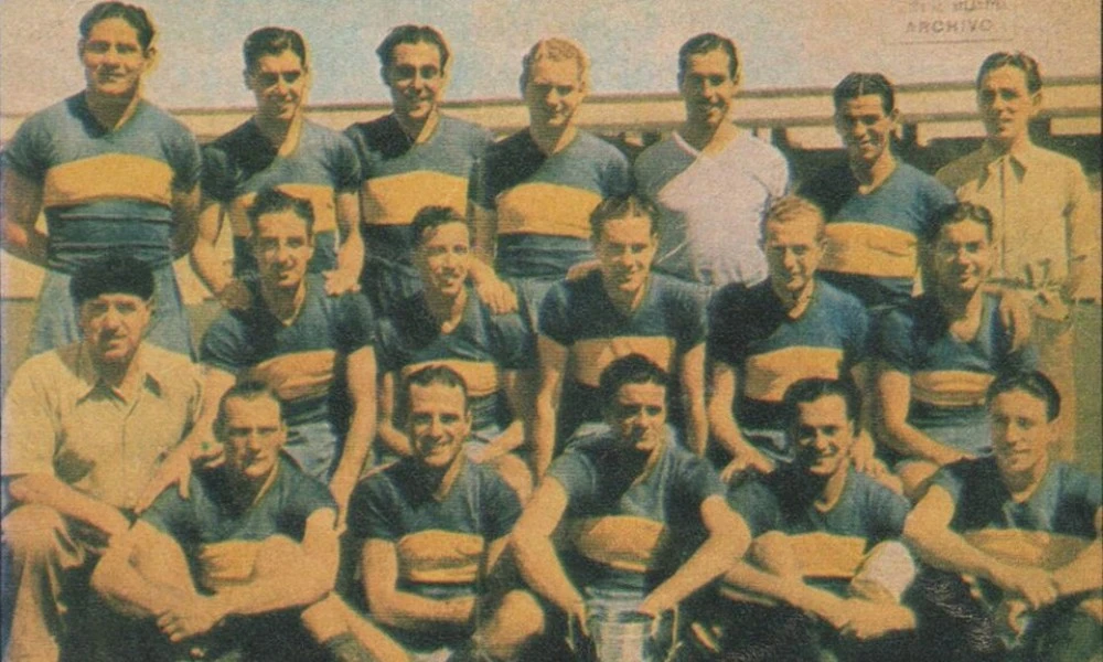 Equipo de Boca Juniors campeón del torneo de Primera División en 1940
