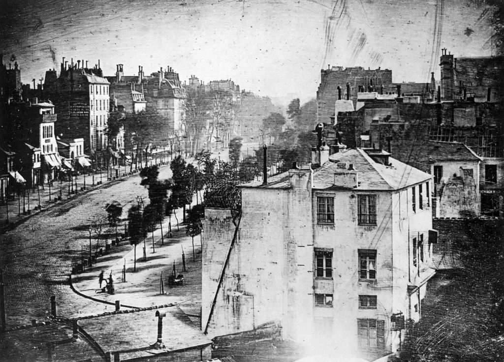 Boulevard du Temple, la primera fotografía de la historia