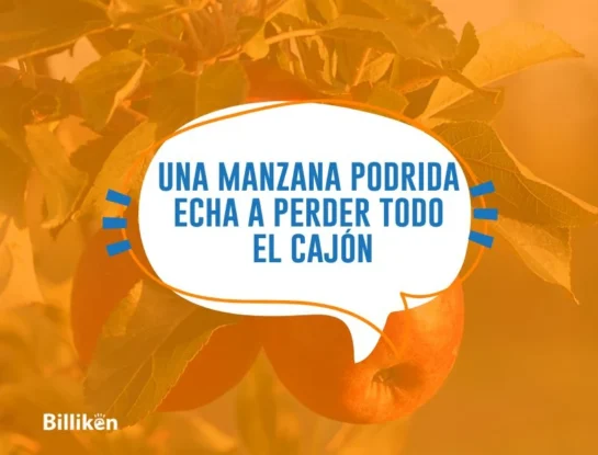 “Una manzana podrida echa a perder todo el cajón”: ¿Qué significa la frase y cuál es su origen?
