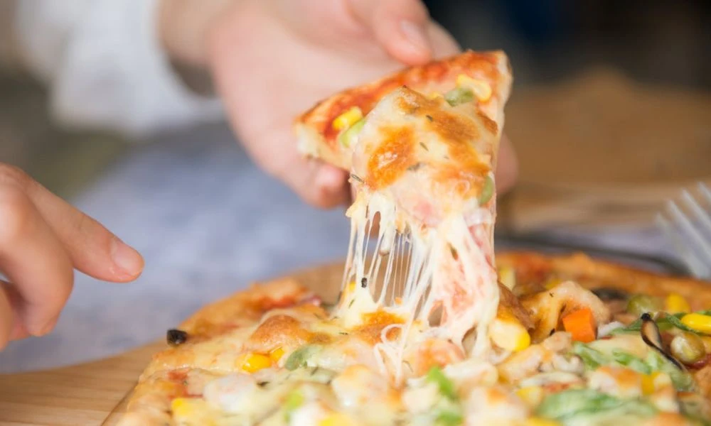 Aspecto de la pizza.