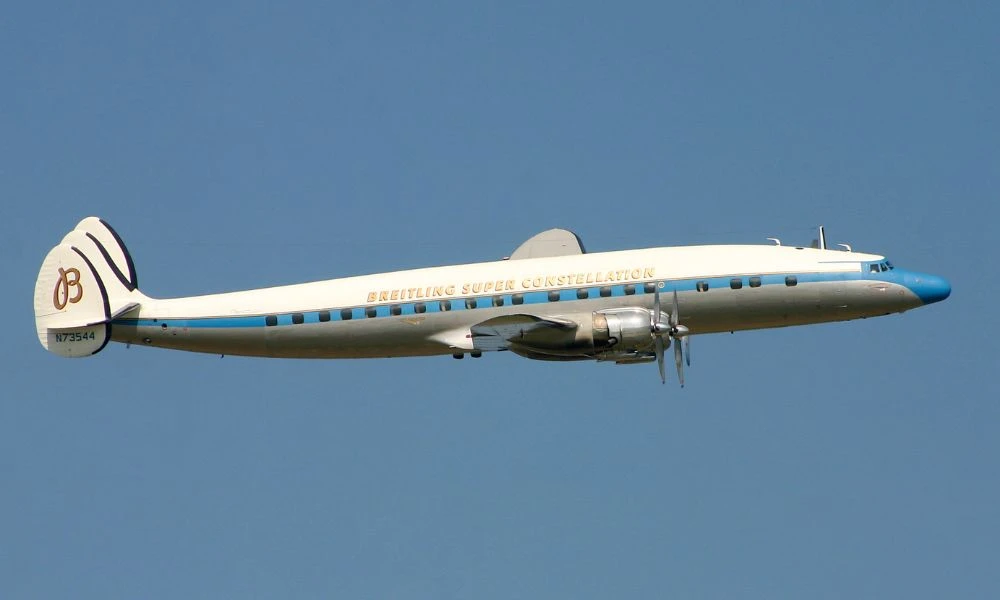 Aspecto del Lockheed Constellation.