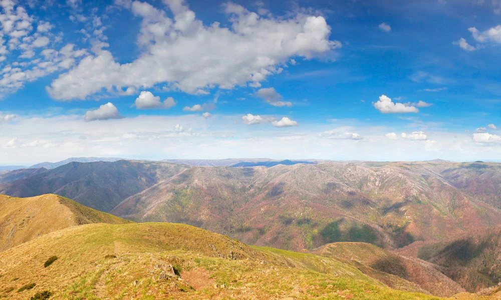 Vistas a la Gran Cordillera Divisoria.