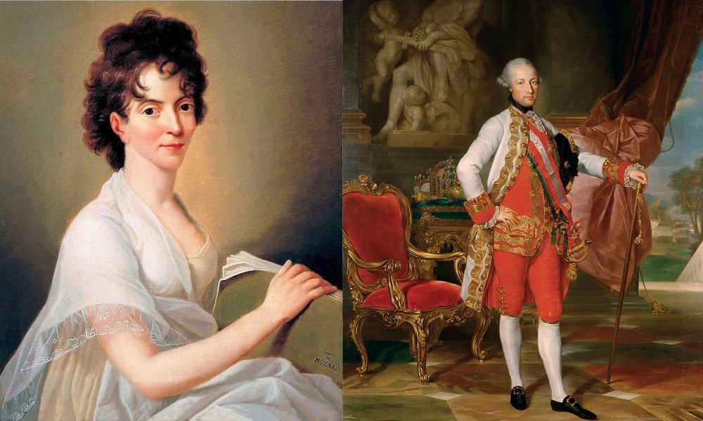 Mozart y su esposa, Constanze