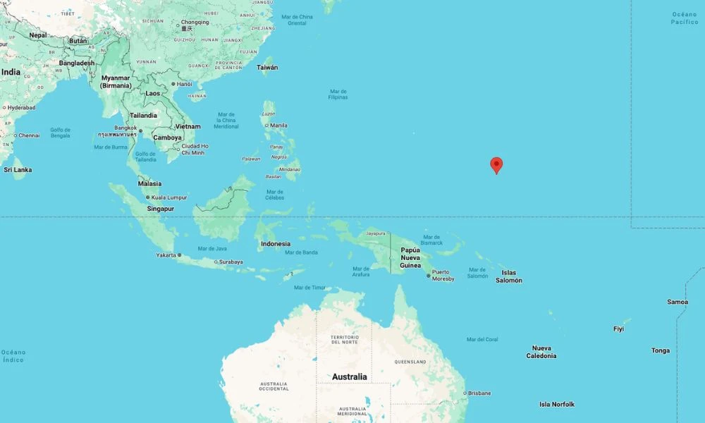 Ubicación de Palikir en el mapa.