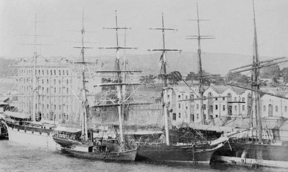 Foto antigua del Cutty Sark.