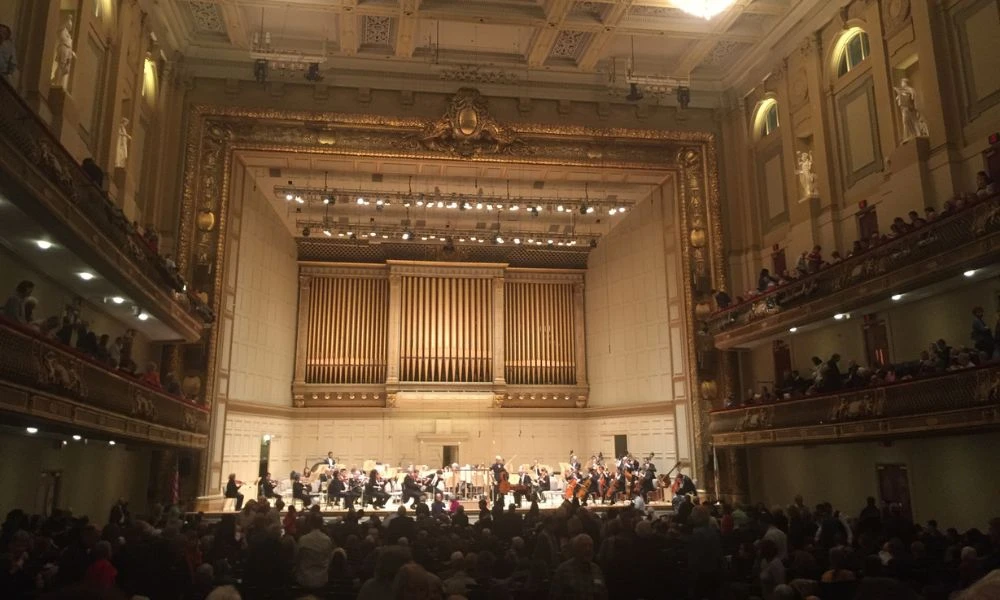 Interior de Symphony Hall.