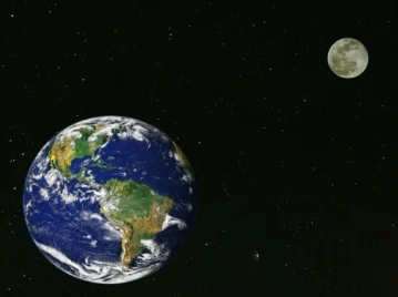 distancia entre la Luna y la Tierra