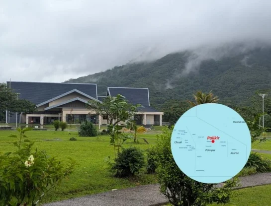 Palikir, la diminuta ciudad capital que tiene menos de 10.000 habitantes y está en el medio del océano Pacífico