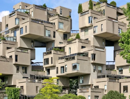 Habitat 67, el geométrico edificio residencial de Canadá que surgió como una tesis doctoral de un arquitecto y se convirtió en un ícono de hormigón