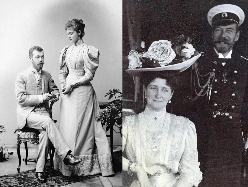 Nicolás II de Rusia y la zarina