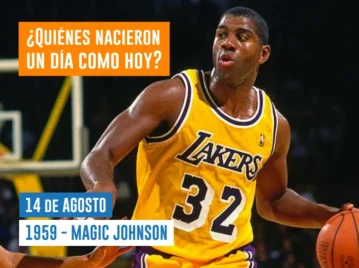 efemérides 14 de agosto Magic Johnson