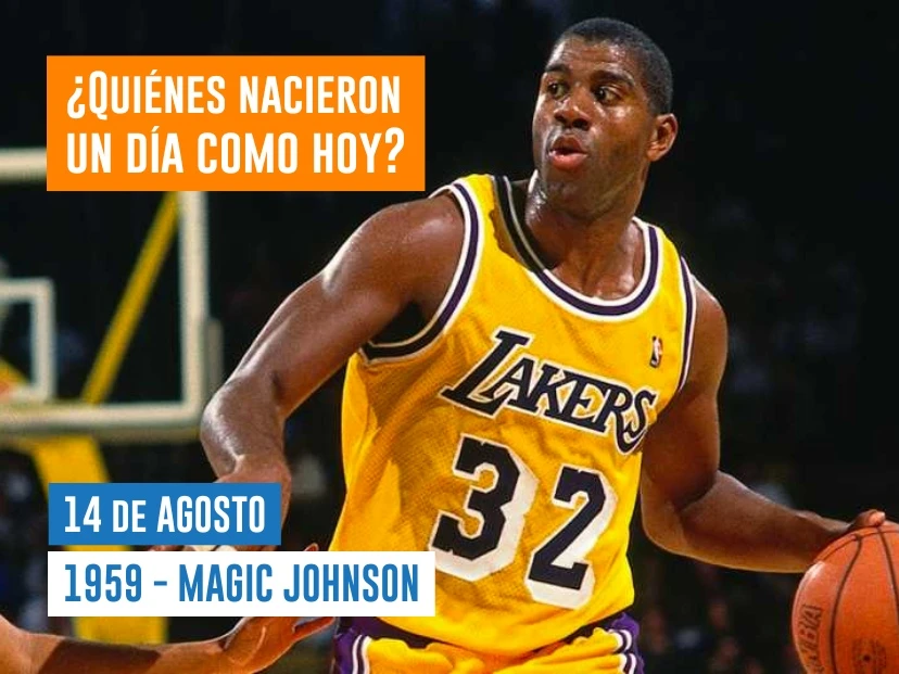 efemérides 14 de agosto Magic Johnson