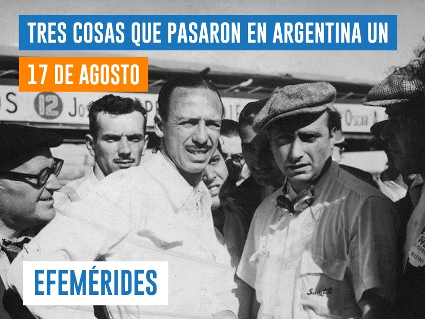 efemérides 17 de agosto nace el piloto Óscar Gálvez