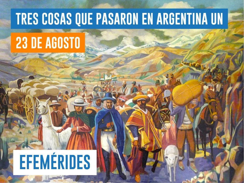 efemérides 23 de agosto Éxodo Jujeño