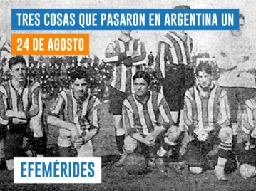 efemérides 24 de agosto primer superclásico oficial entre River y Boca