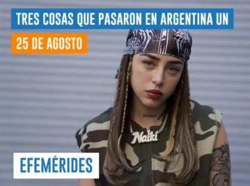 efemérides 25 de agosto nace Nicki Nicole