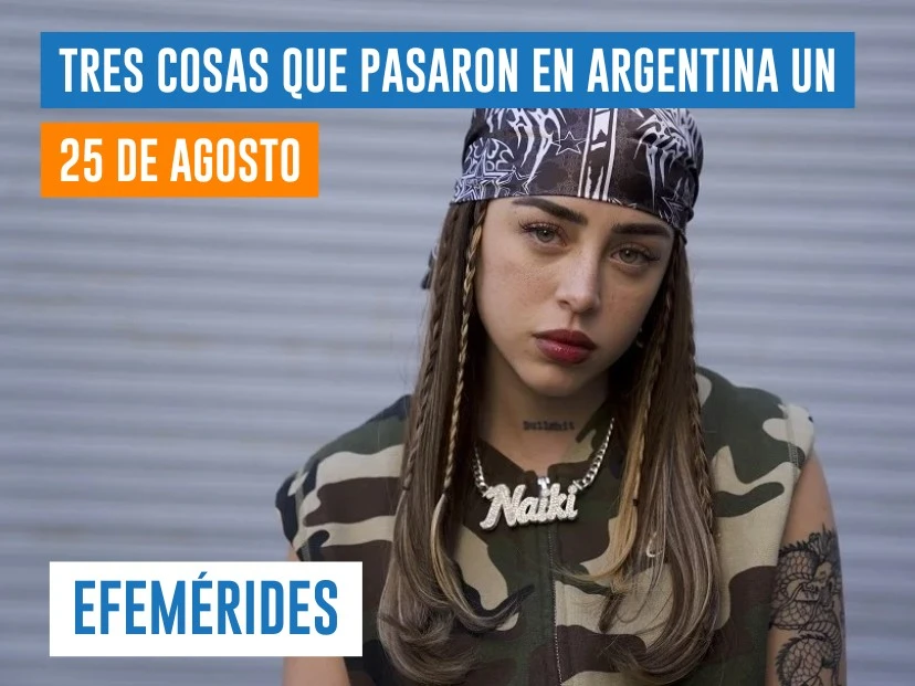 efemérides 25 de agosto nace Nicki Nicole